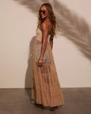 Starlet Corset Tulle Maxi Dress