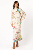 Sophia Long Sleeve Dress White Floral