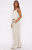 Commodity Parachute Pants Stone