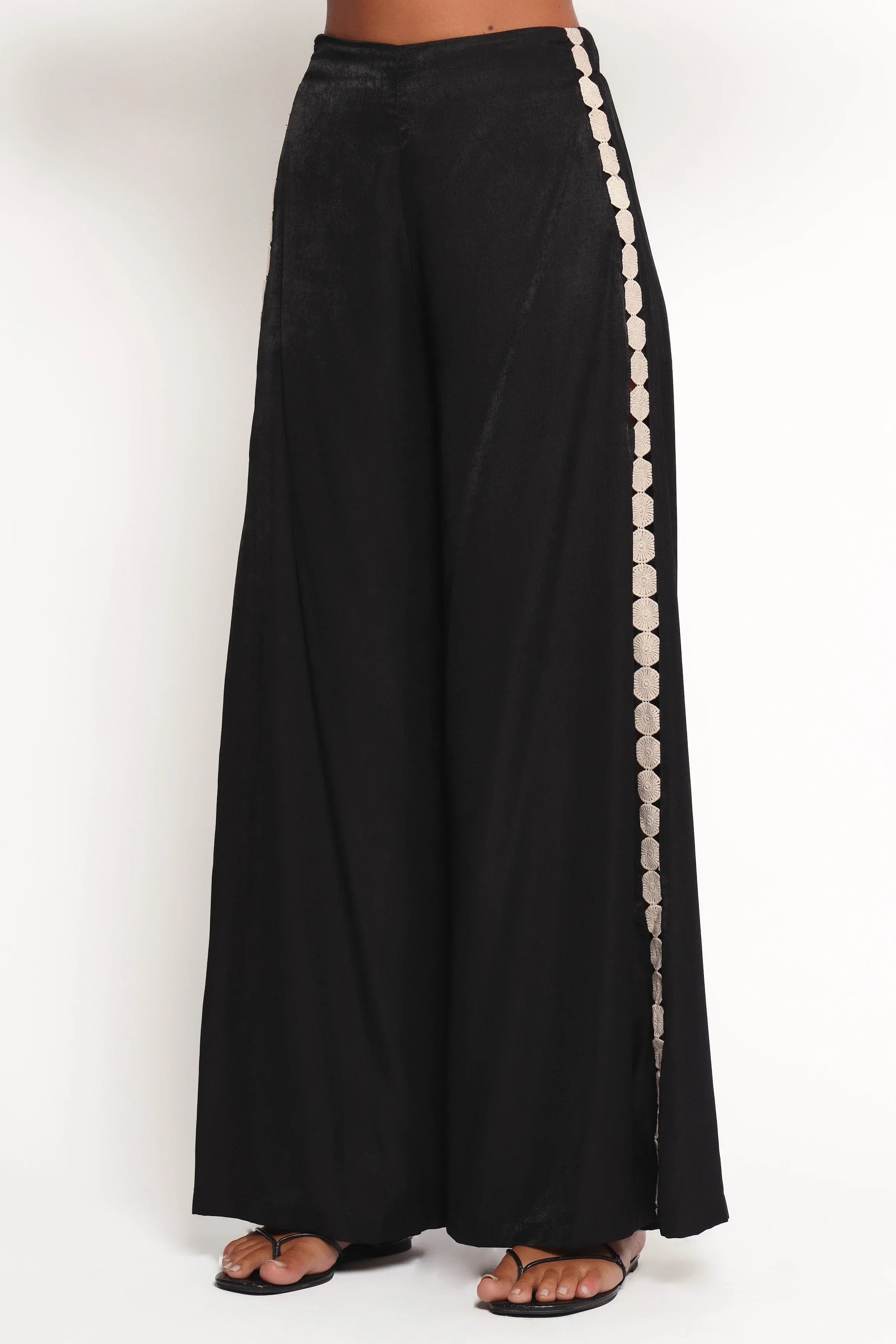 Margarete Pant Set Black Cream