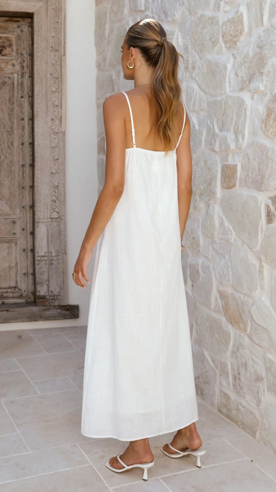 Aspen Maxi Dress White