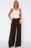 Its Now Or Never Pants Chocolate