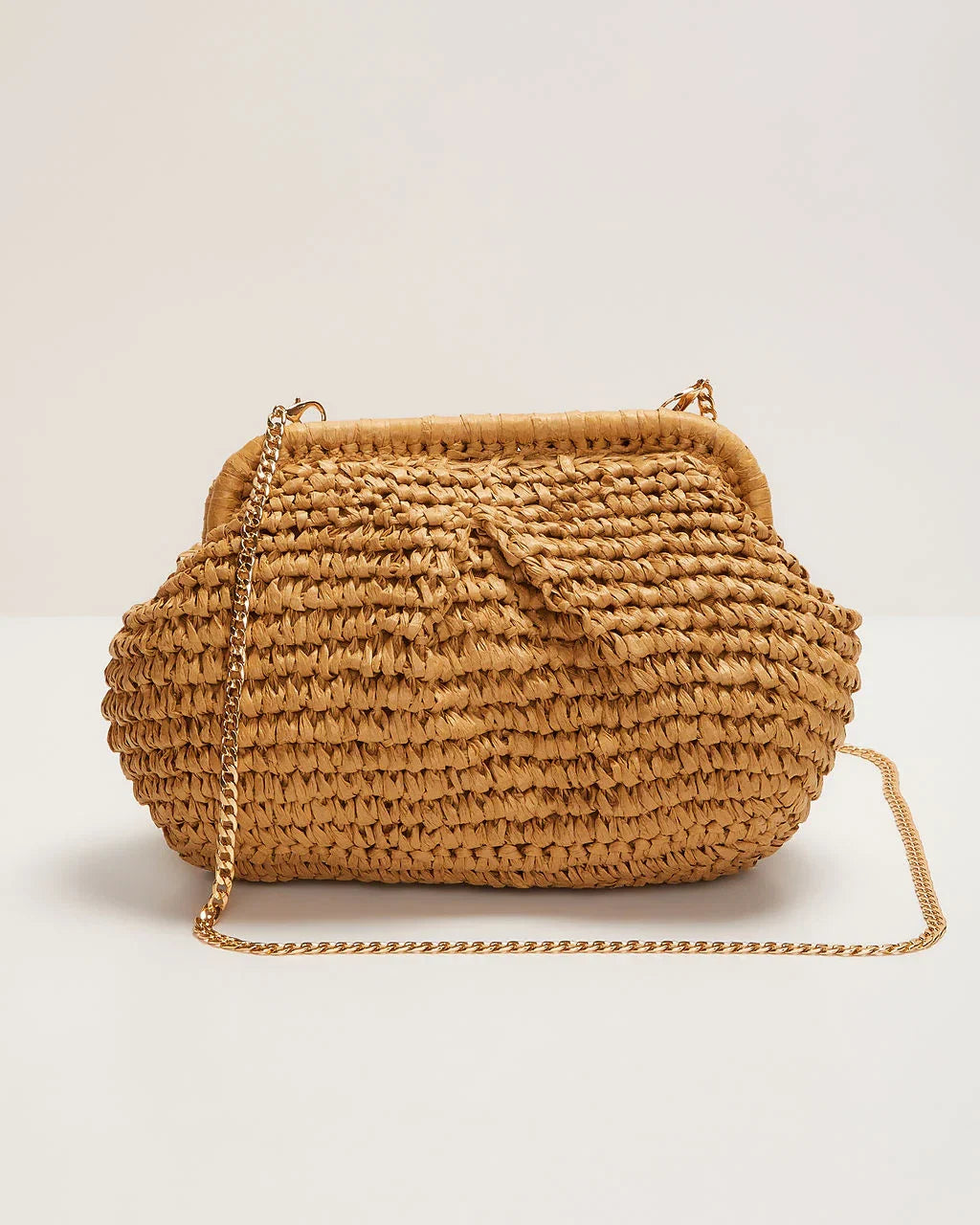 Poolside Straw Pouch Clutch