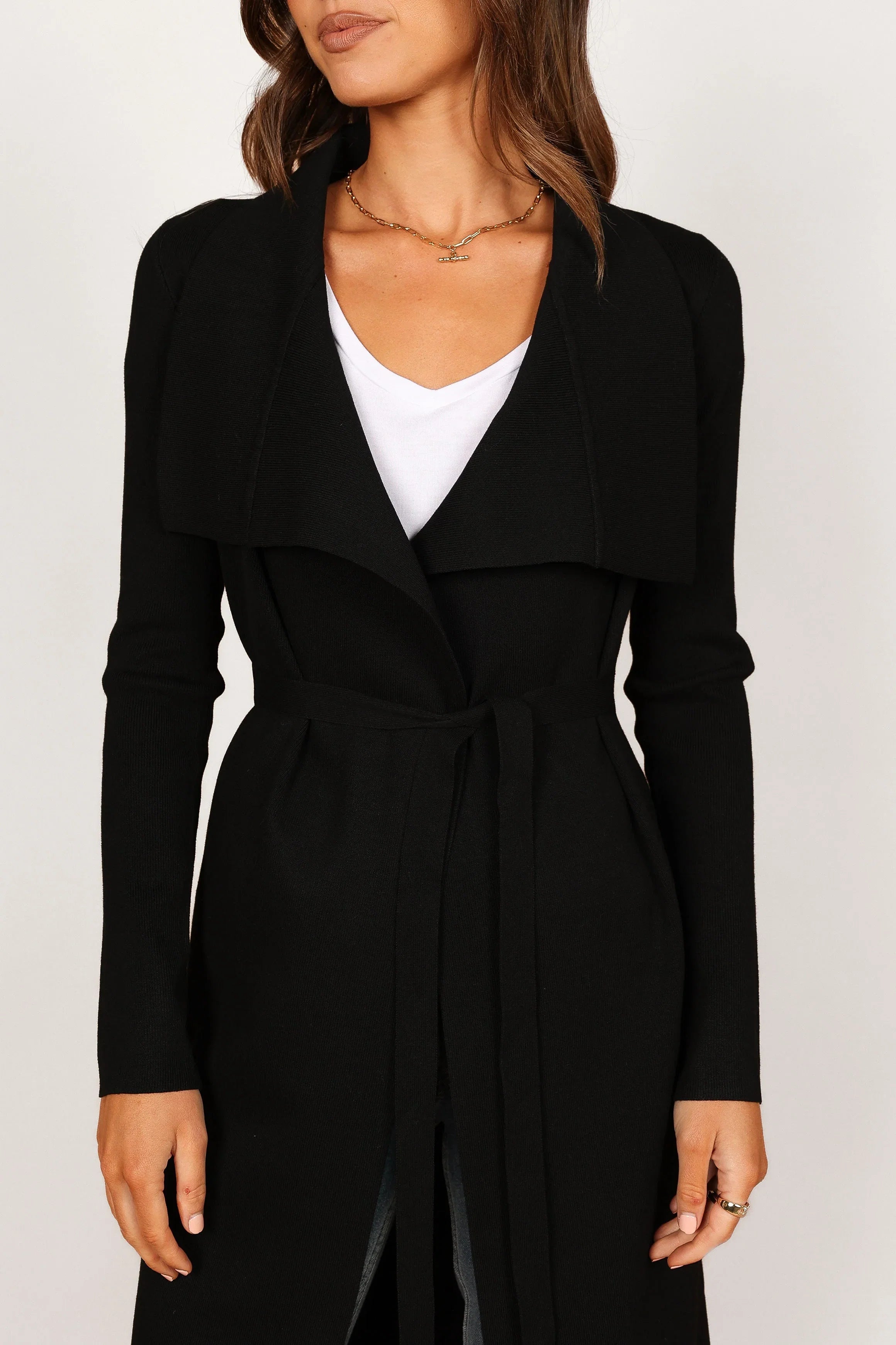 Audrina Cardigan Black