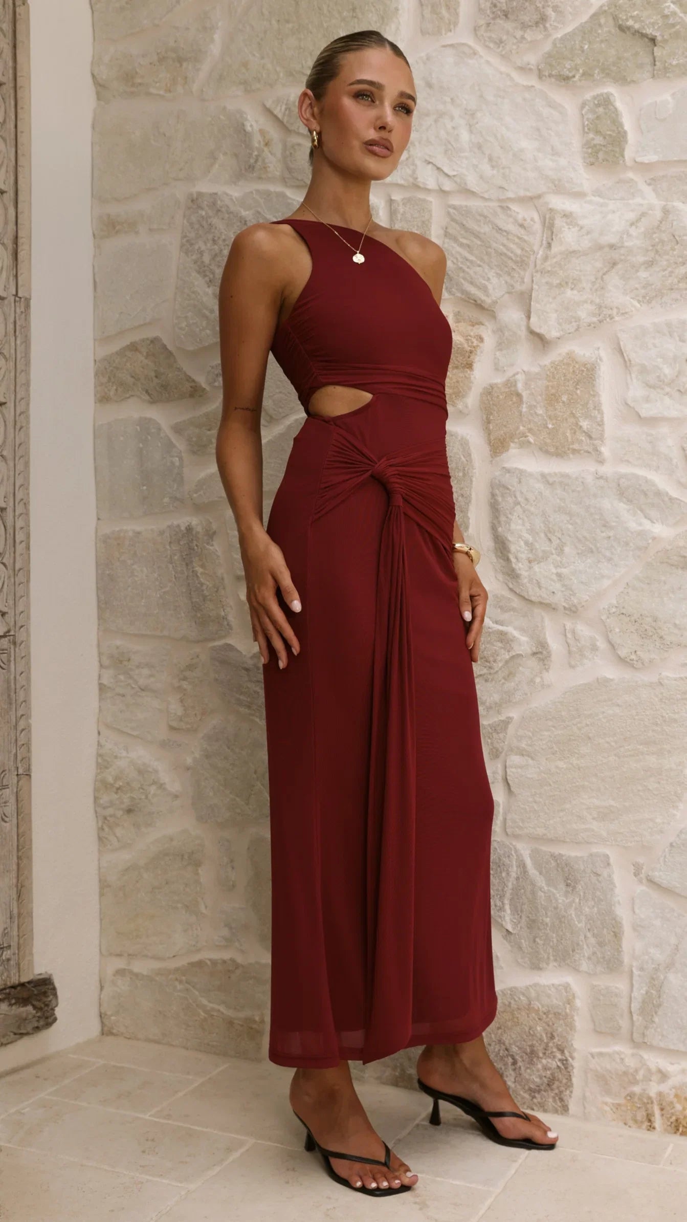 Kourt Maxi Dress Cherry