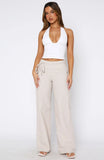 Wont Look Back Pants Beige