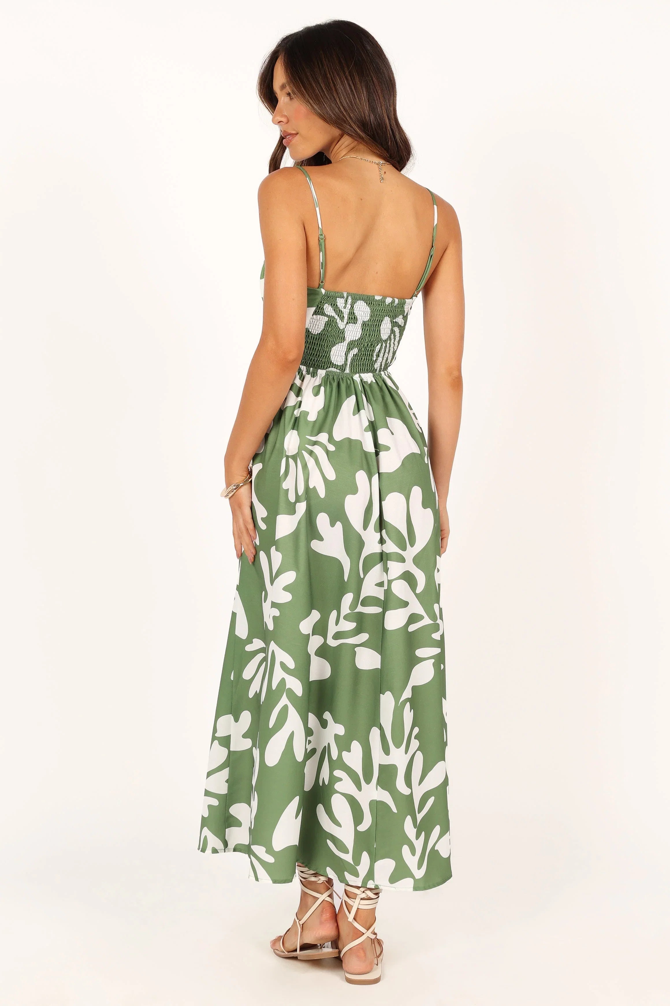 Payton Midi Dress Khaki