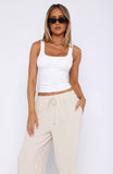 I Can Be Yours Tank Top White