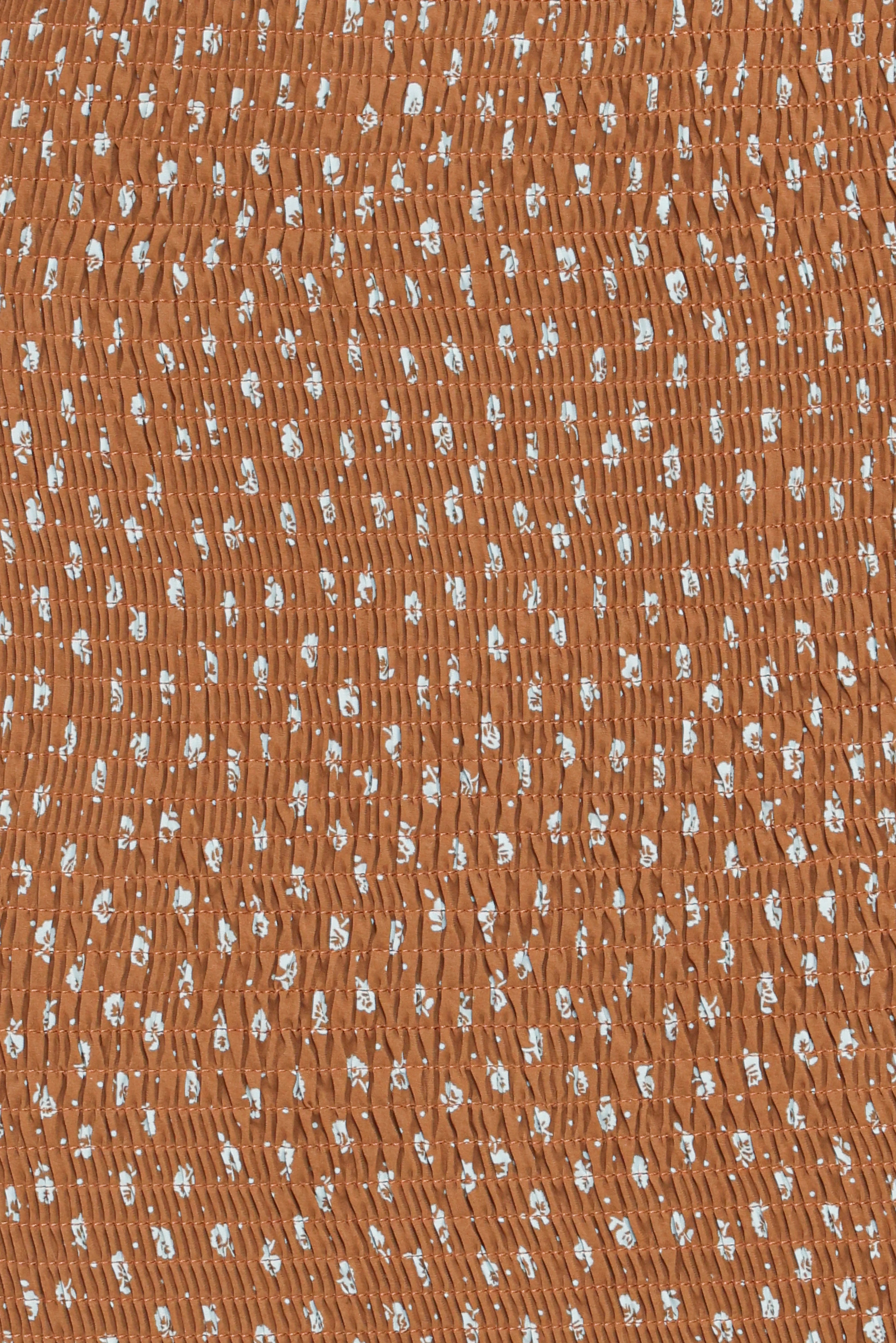 Sara Midi Dress Brown Floral