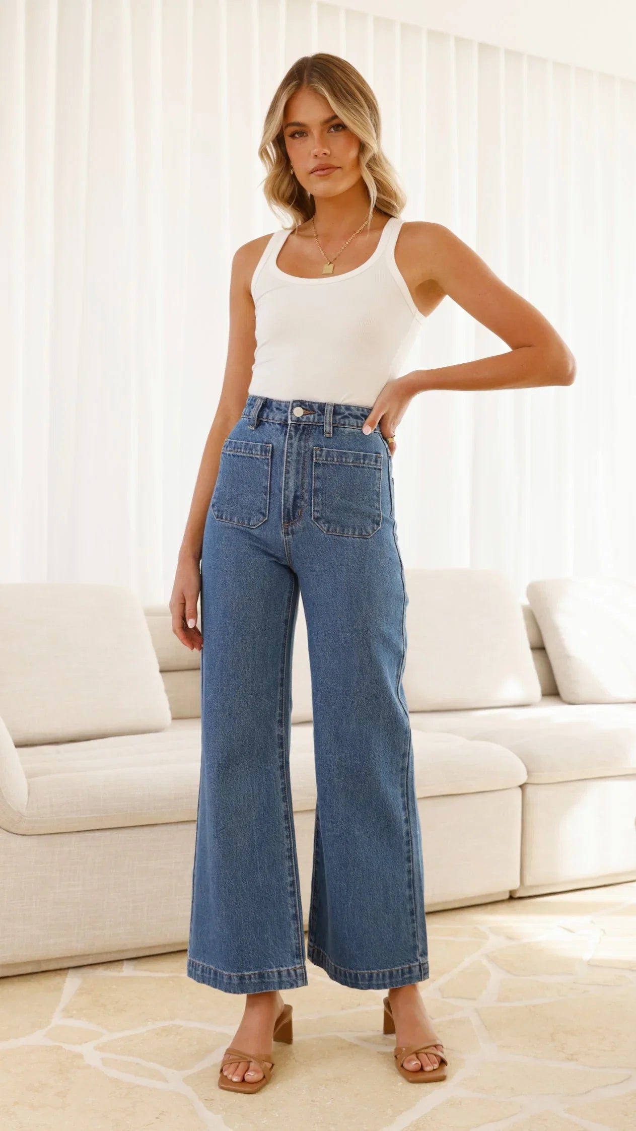Rollas Sailor Jean Ashley Blue