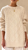 Luna Knit Sweater Cream