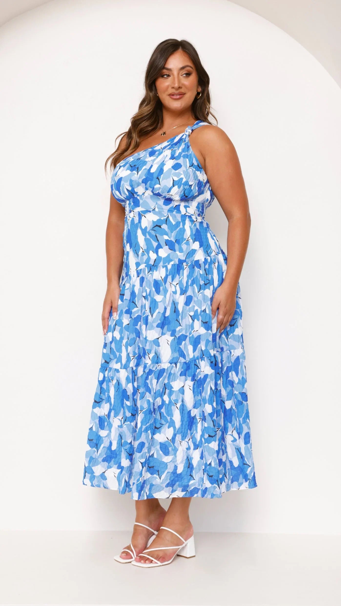 Jayma Maxi Dress Blue Floral