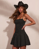 Della Rue Polka Dot Mini Dress