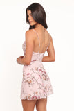 Mahina Mini Dress Pink Floral