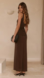 Kalaia Maxi Dress Chocolate