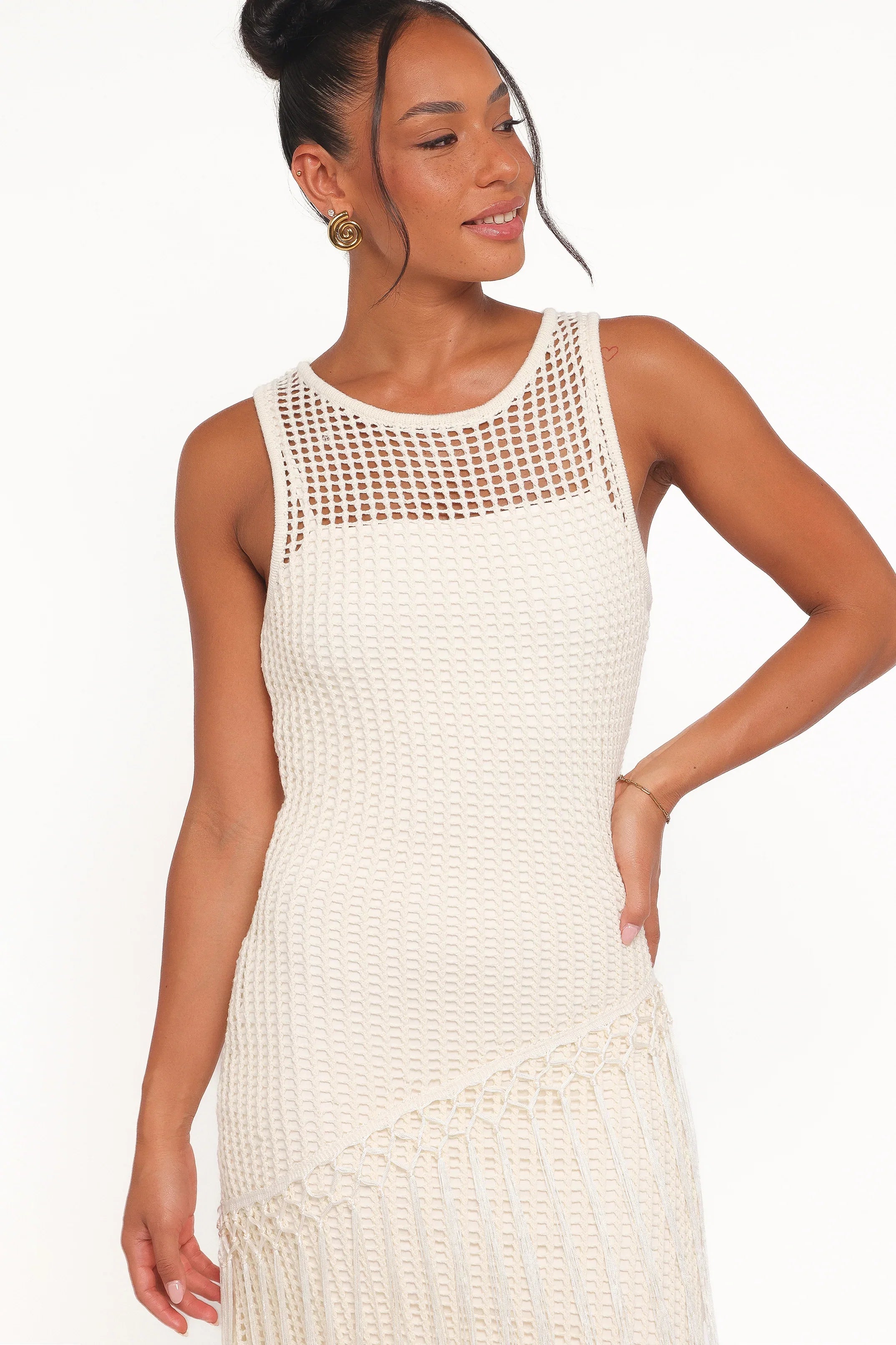 Adella Midi Dress Natural