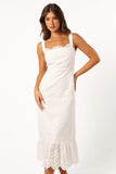 Meadow Lace Midi Dress Ivory