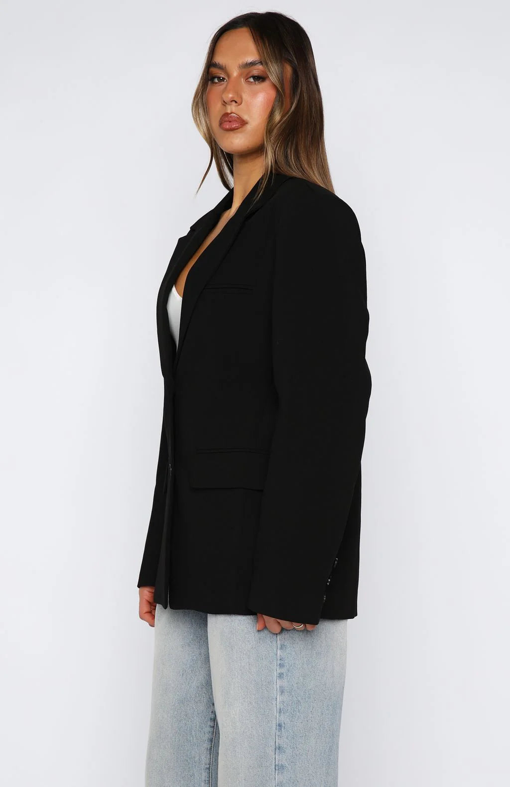 Whats His Is Mine Blazer Black