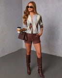 Elenah Argyle Print Cardigan