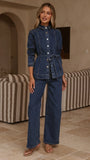 Selene Denim Jacket Dark Denim