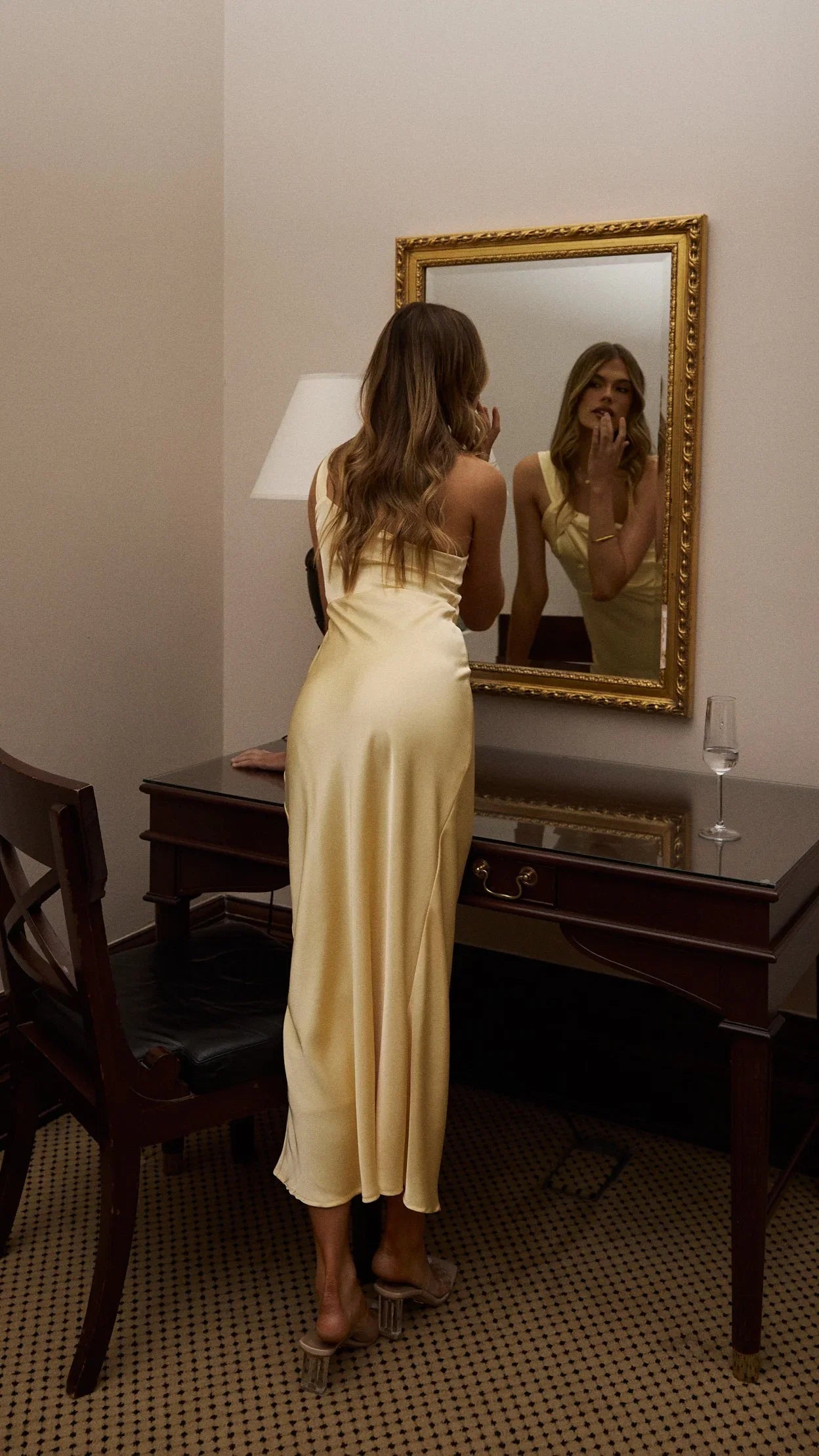 Greta Maxi Dress Lemon
