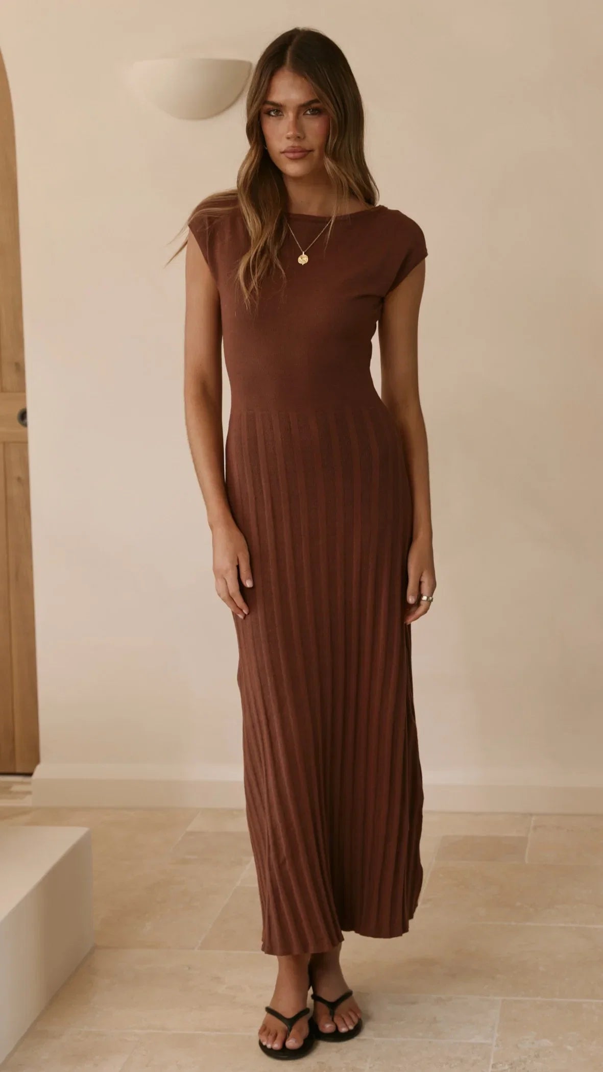 Marni Maxi Dress Chocolate