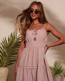 Sweet Charms Fit And Flare Maxi Dress