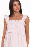 Keonia Mini Dress Pink Stripe