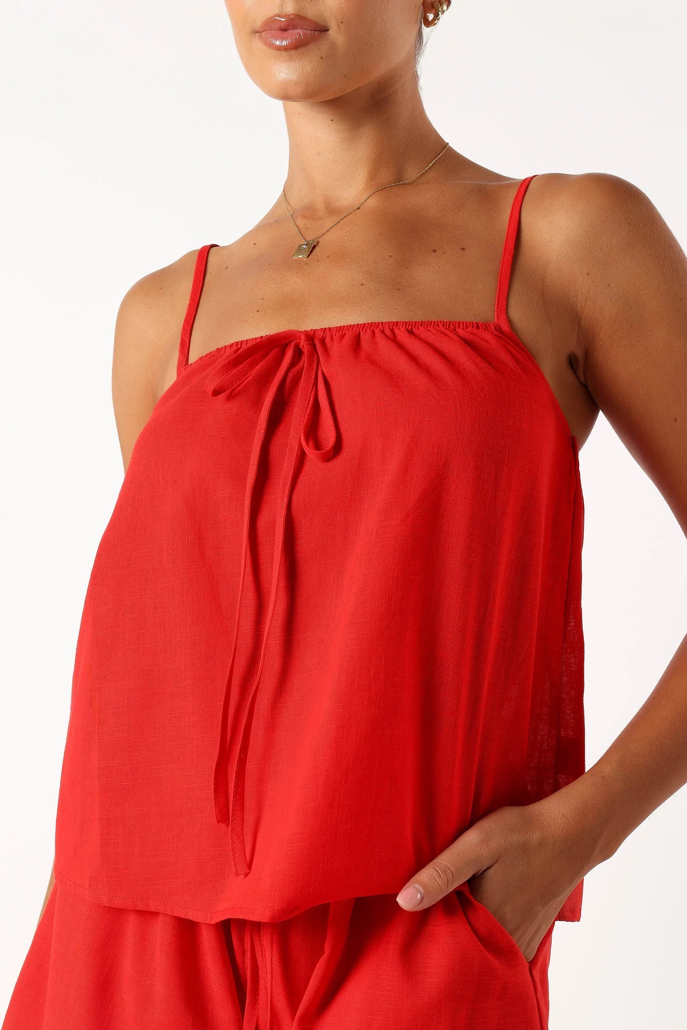 Robinson Short Set Red
