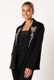 Aubree Embellished Blazer Black