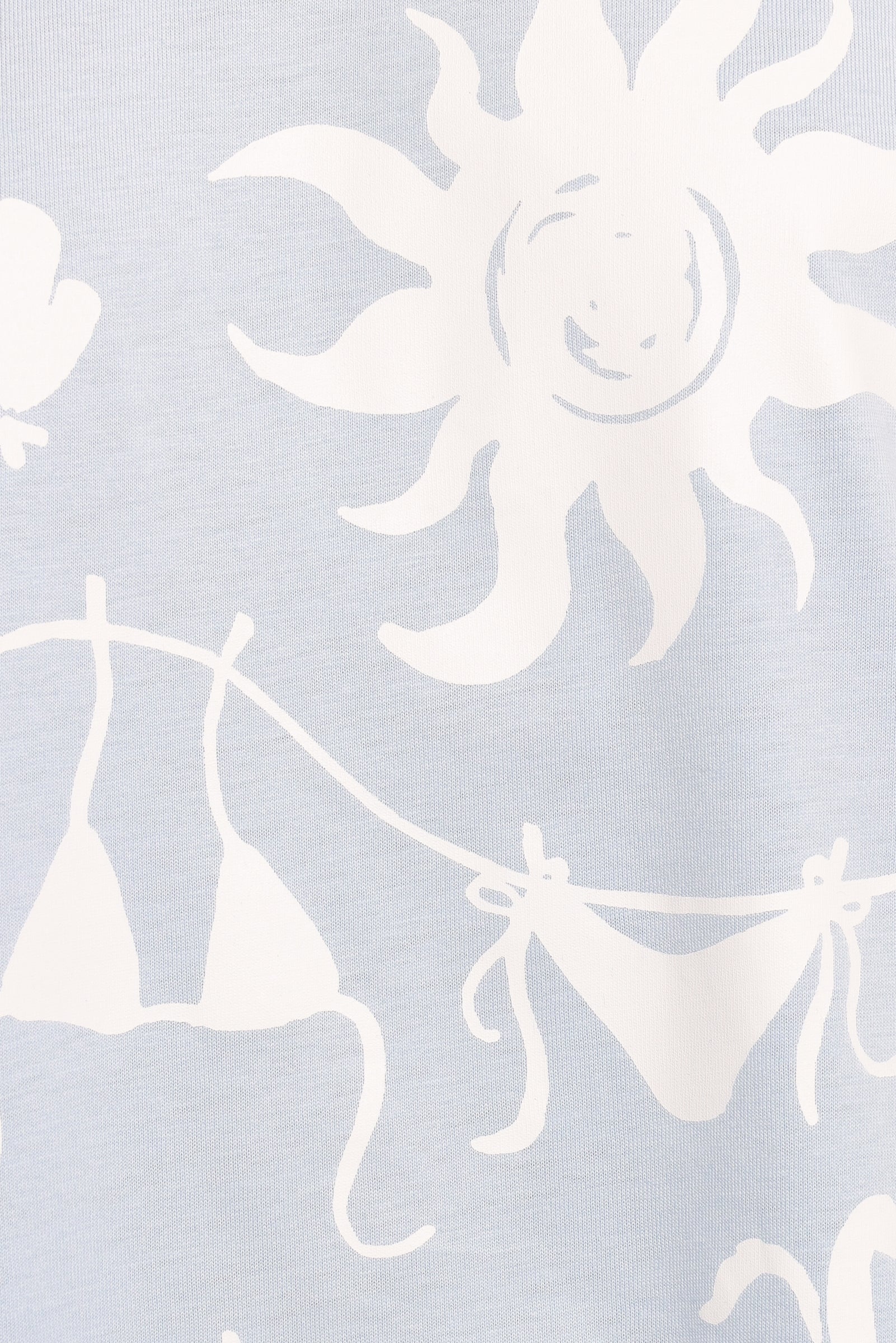 Mia Graphic Tee Blue Soleil