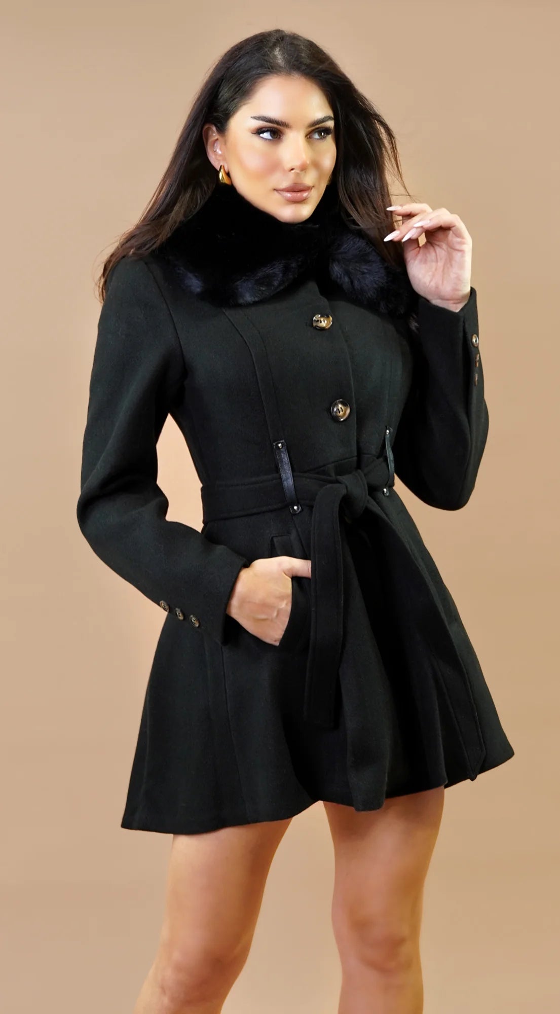 Elysian Coat Black