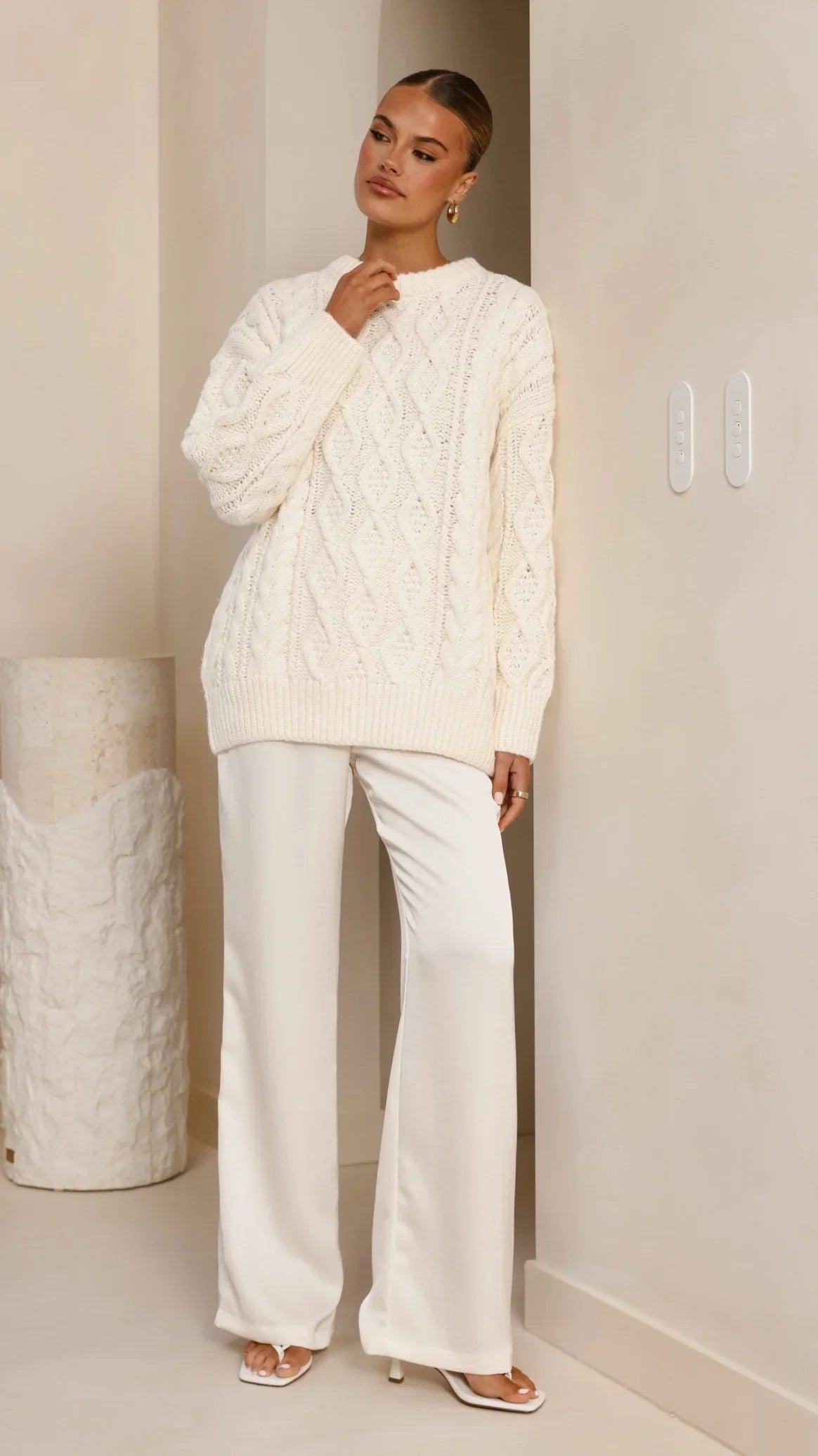 Valentina Knit Sweater Cream