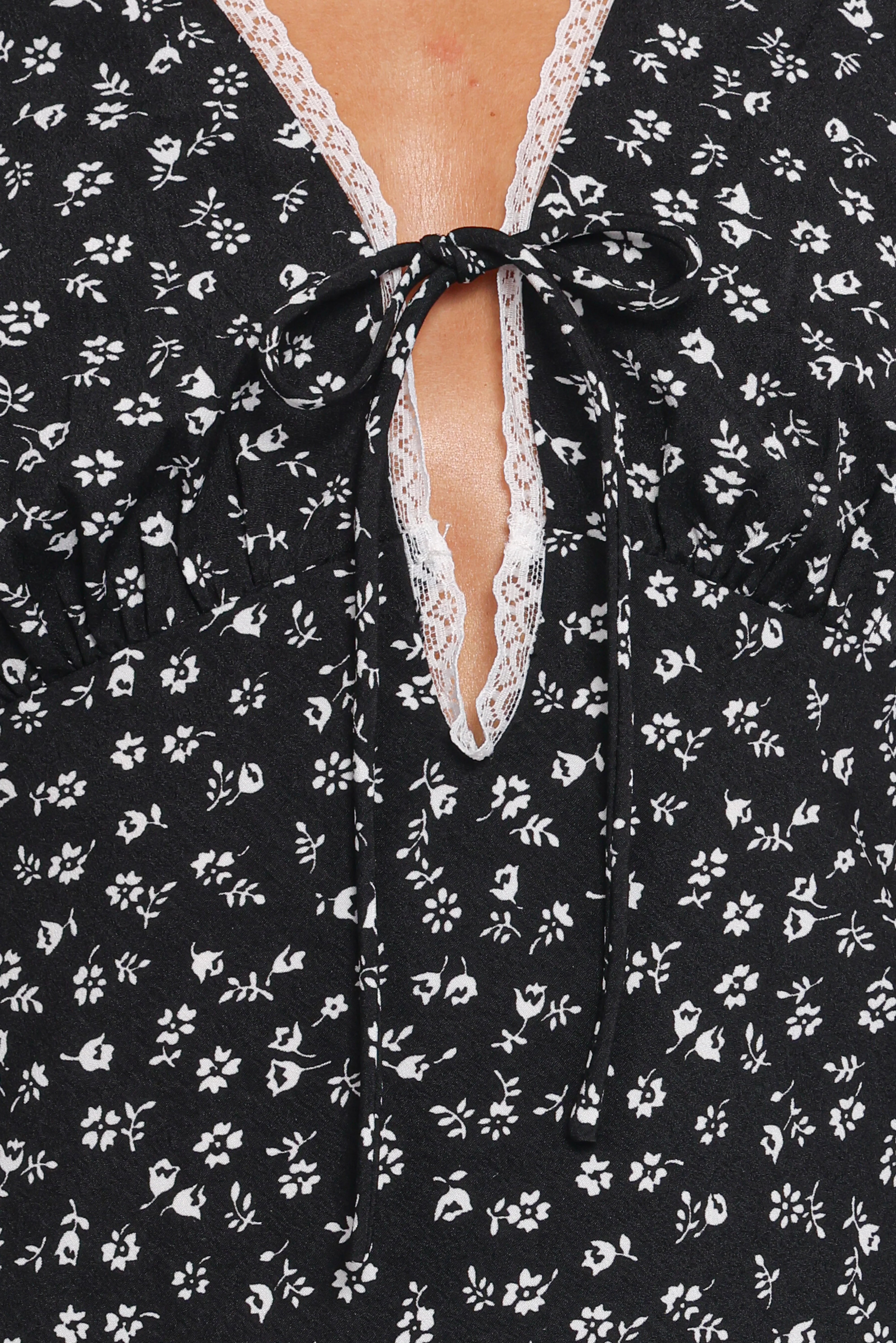 Jackson Maxi Dress Black Floral