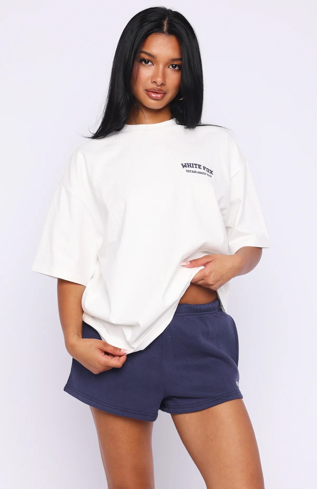 Cant Miss It Oversized Tee White