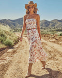 Dusk Prism Floral Maxi Skirt