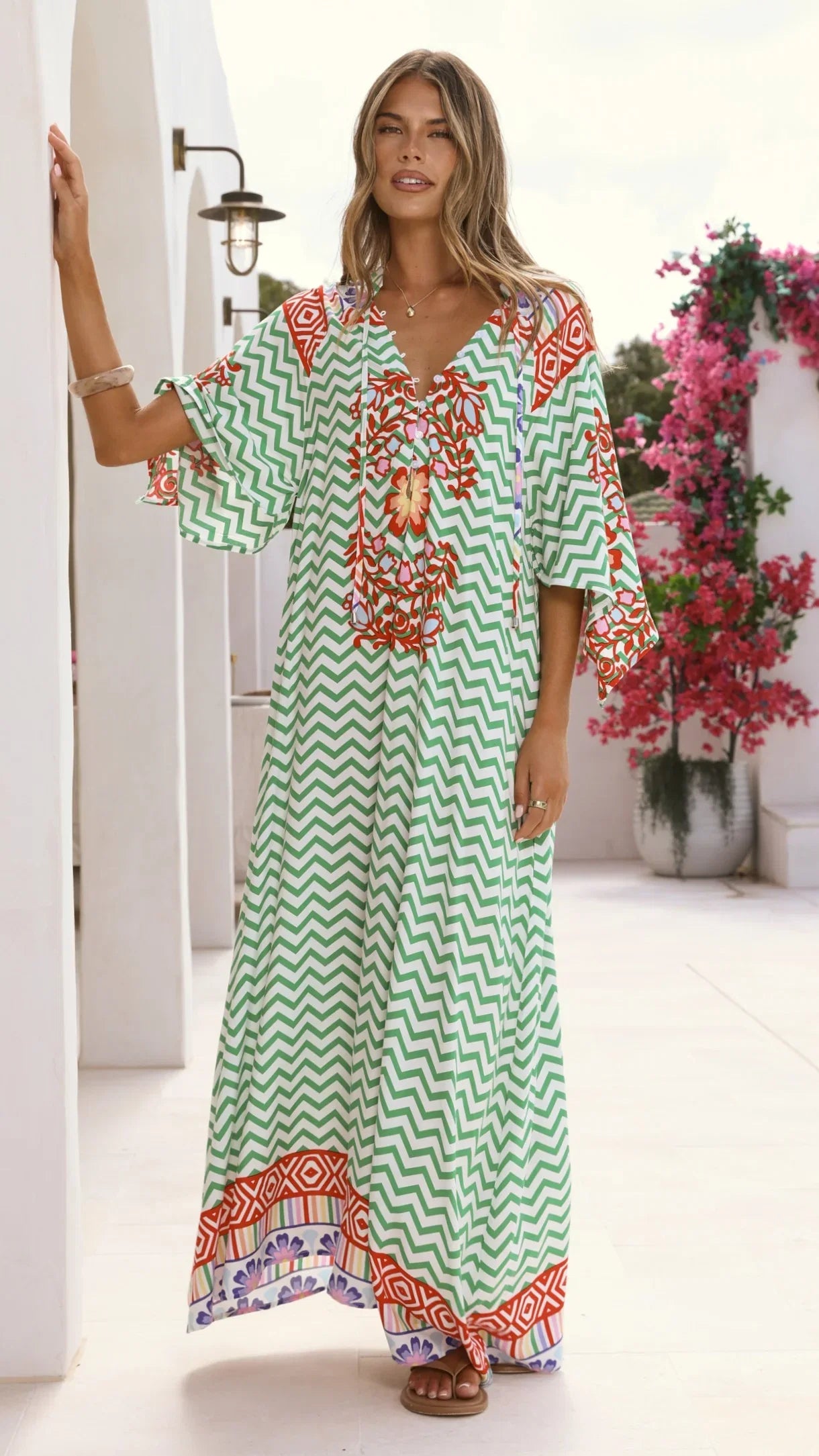 Bree Maxi Dress Ziggy Print