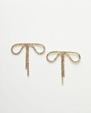 Bristowe Rhinestone Bow Earrings