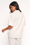 Odelia Denim Shirt Off White