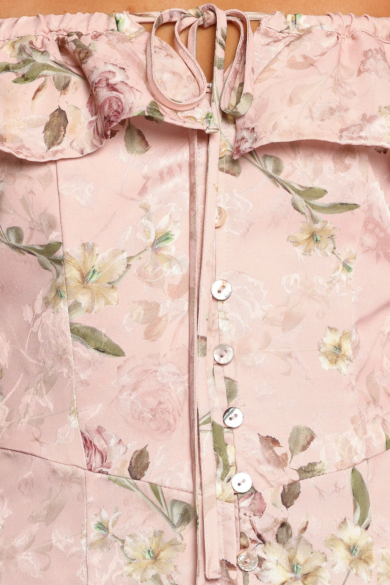 Lauryn Off The Shoulder Midi Dress Blush Rose