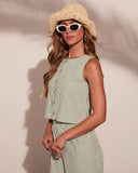 Dockside Days Striped Sleeveless Top