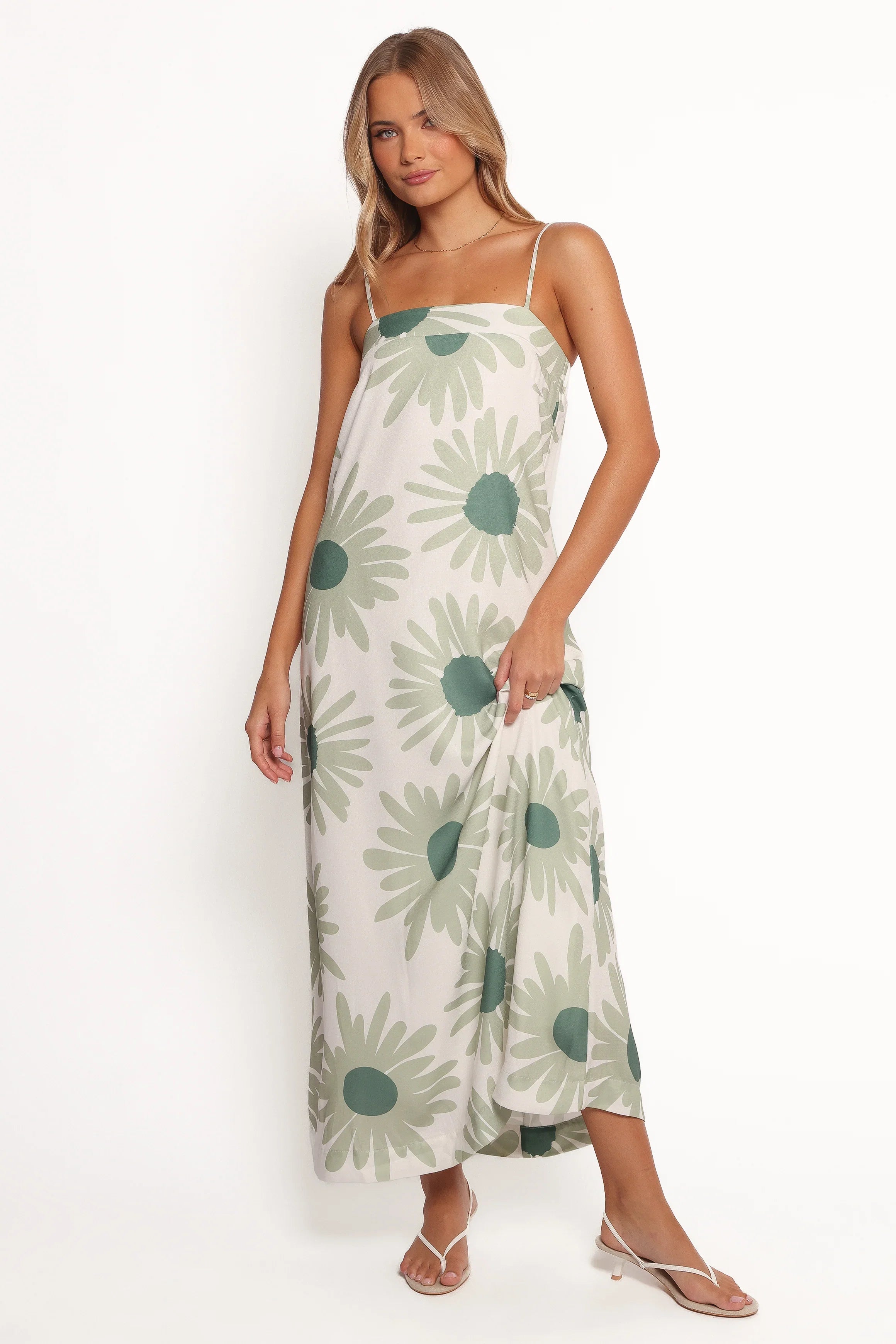 Wilson Maxi Dress Green Floral