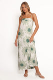 Wilson Maxi Dress Green Floral