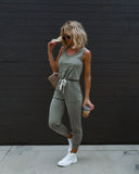 Placerville Pocketed Drawstring Jumpsuit