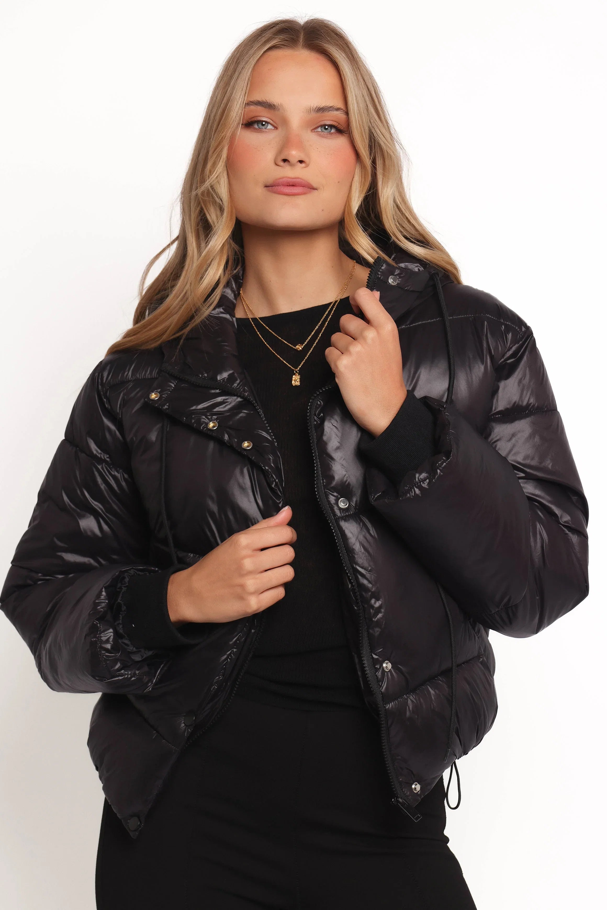 Archie Puffer Jacket Black
