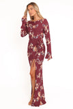 Alima Maxi Dress Berry Floral
