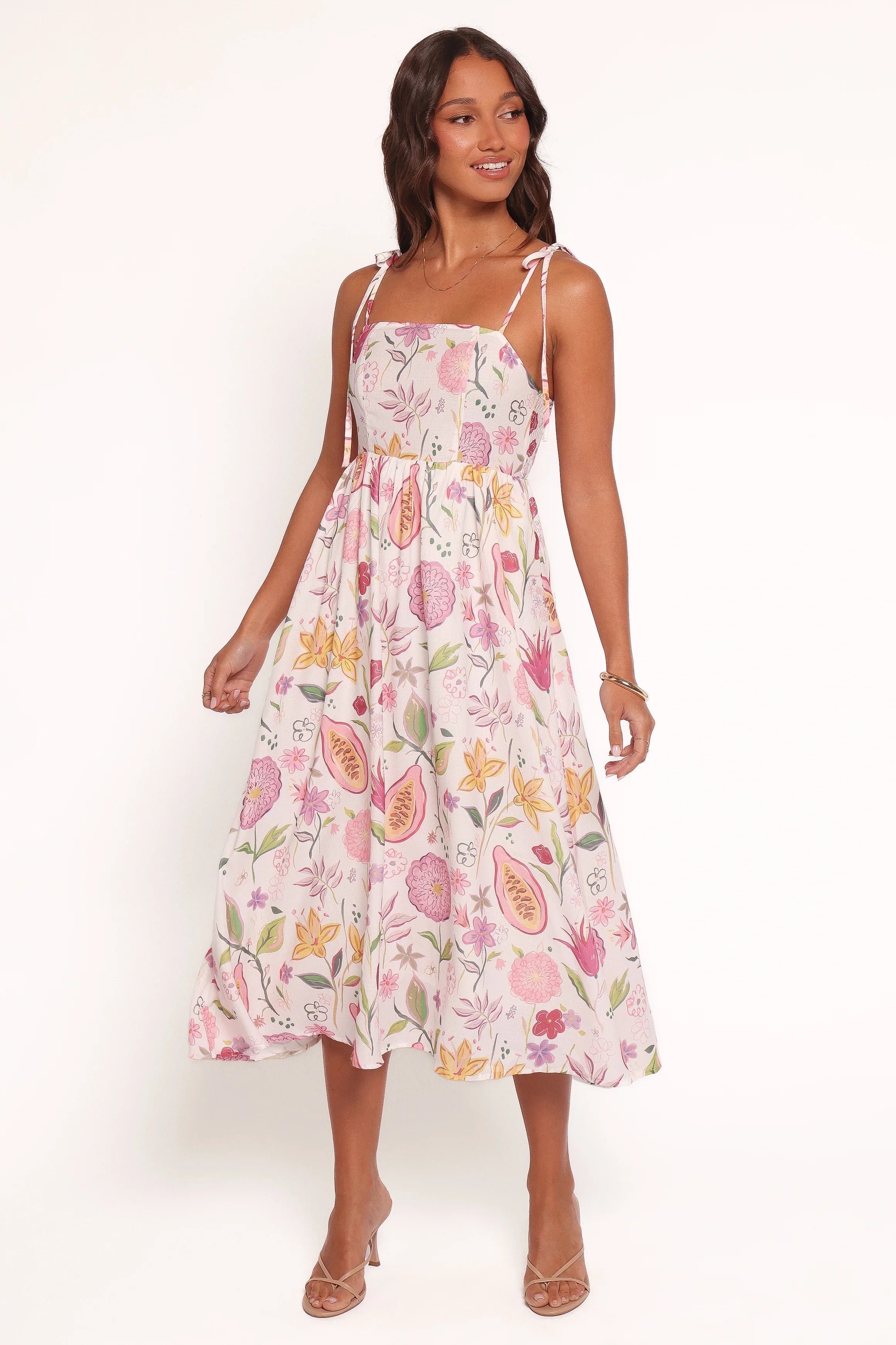 Stazie Midi Dress Garden Floral