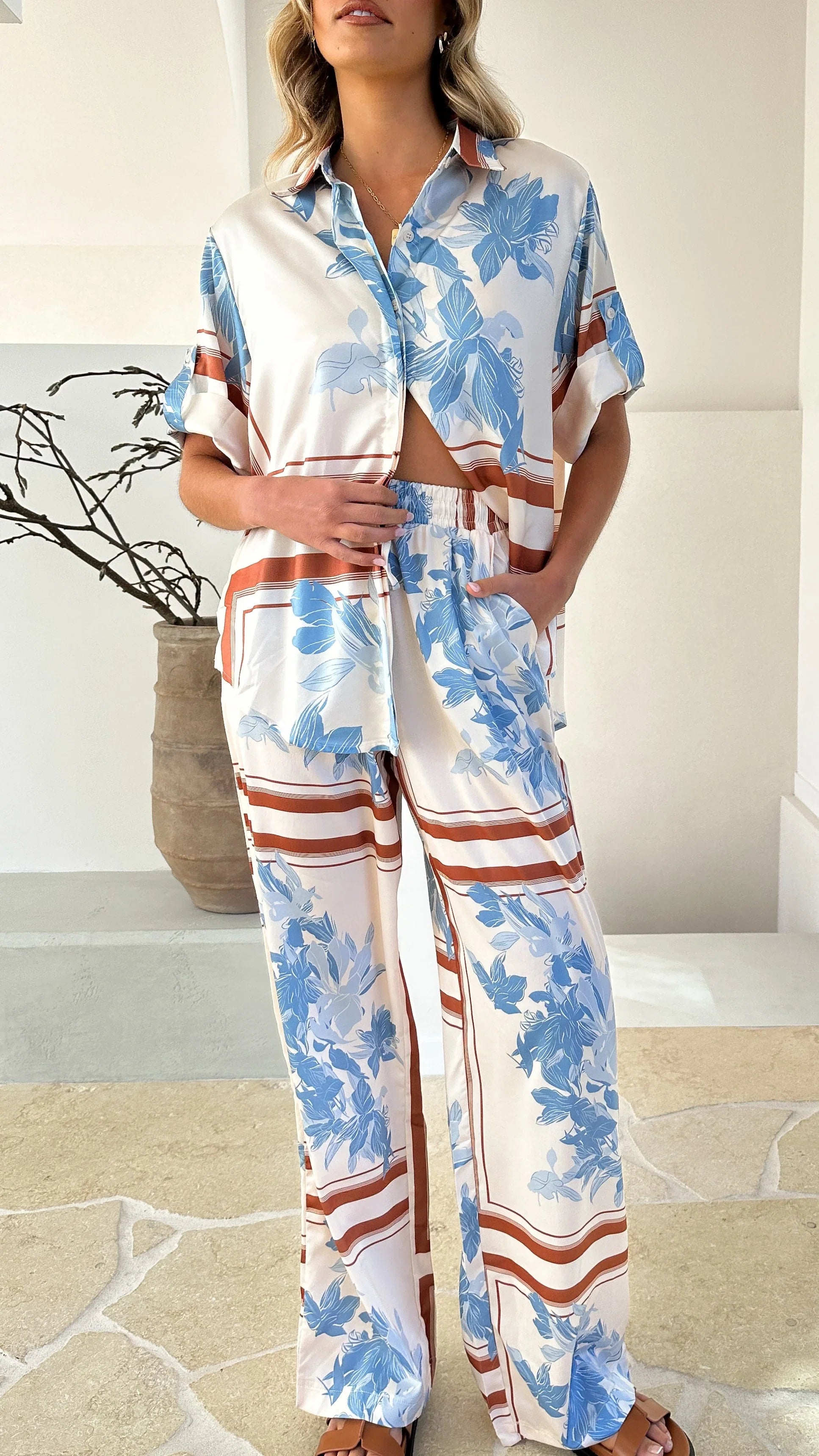 Valene Pants Amore Print