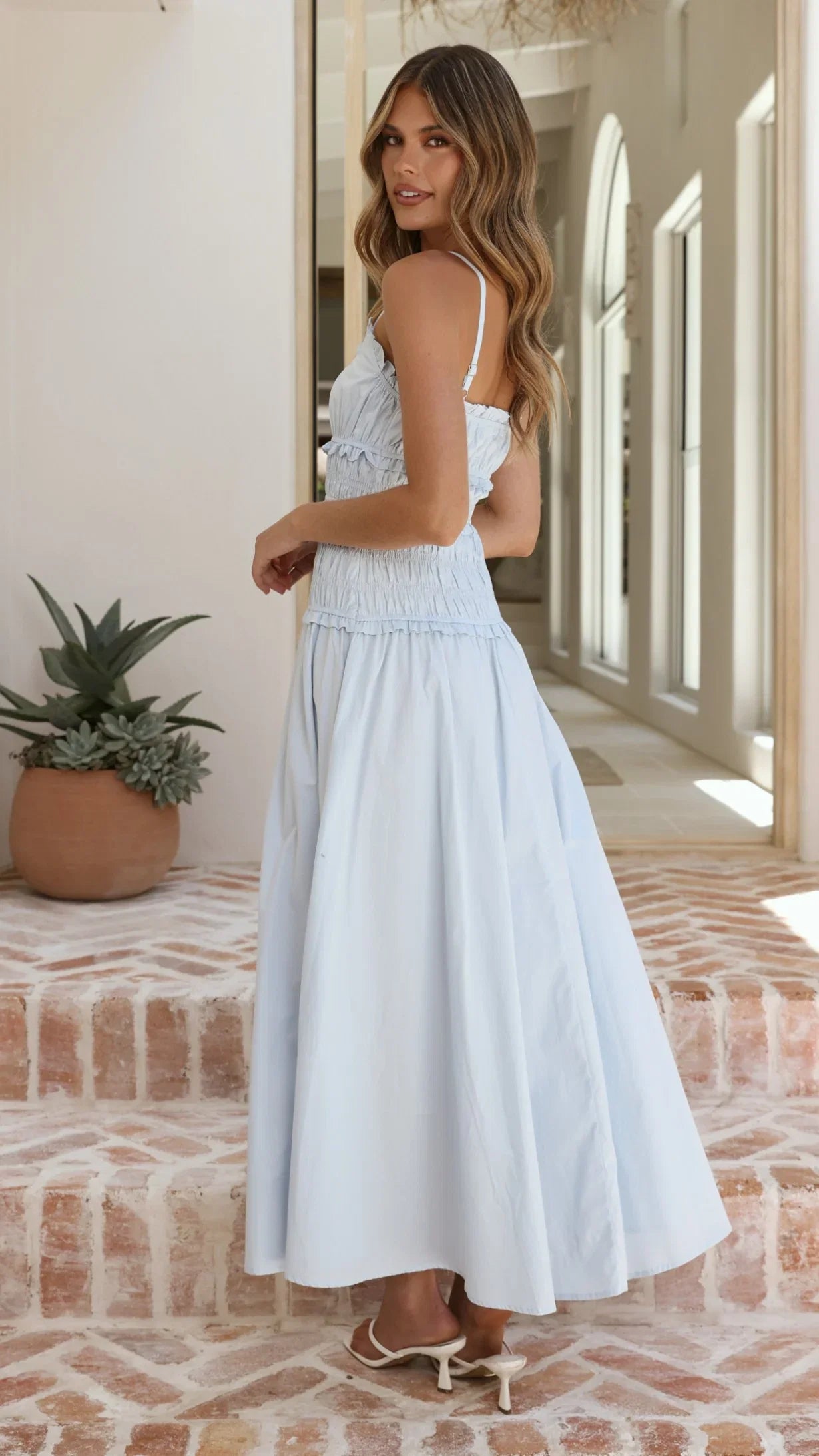 Vida Maxi Dress Blue
