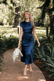 Lisbeth Midi Dress Navy